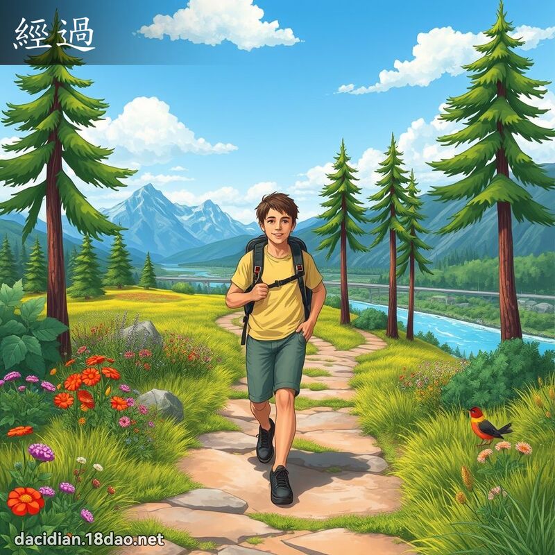 經過 - 國語大辭典配圖
