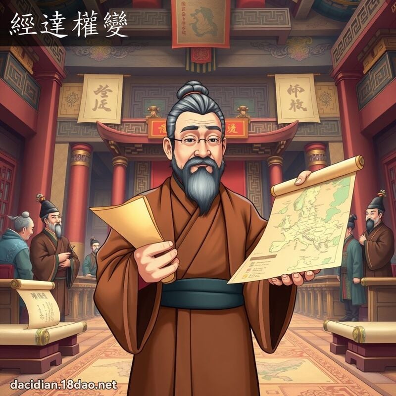 經達權變 - 國語大辭典配圖