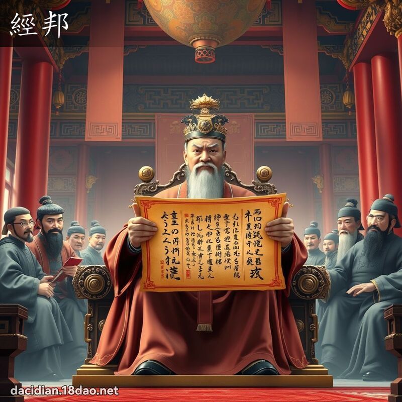 经邦 - 国语大辞典配图