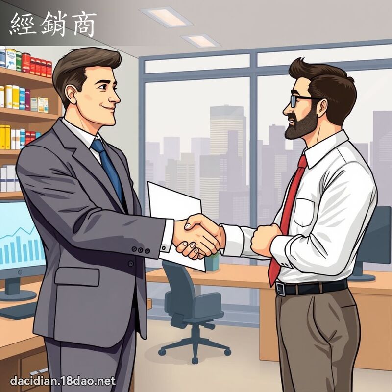 經銷商 - 國語大辭典配圖