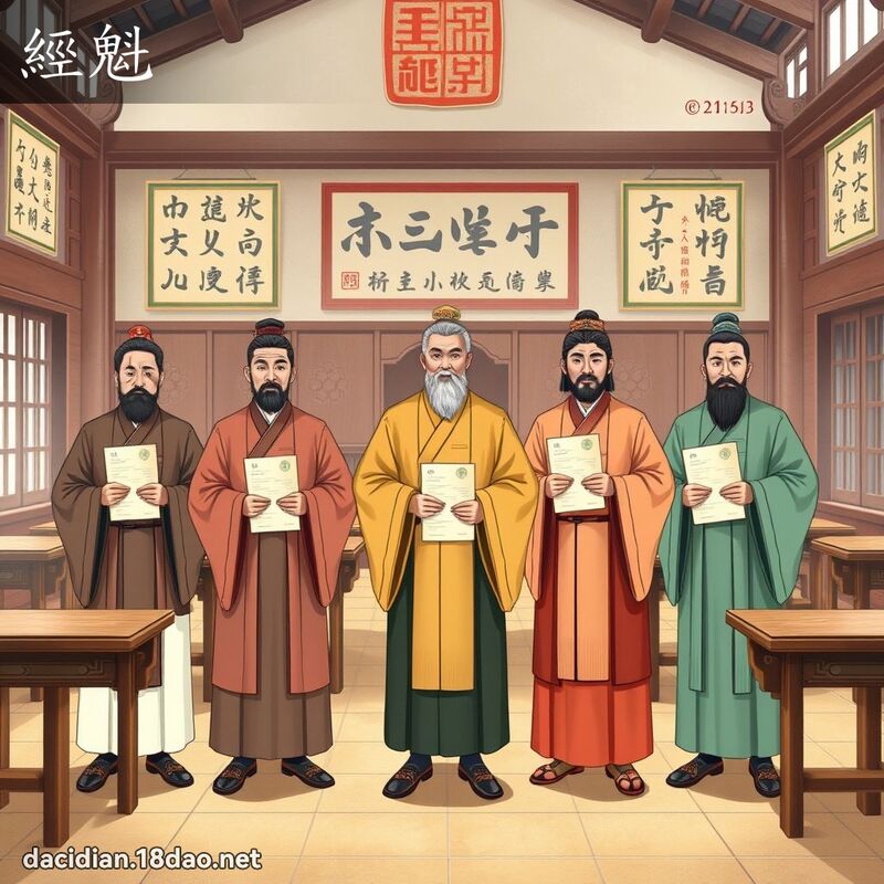 经魁 - 国语大辞典配图
