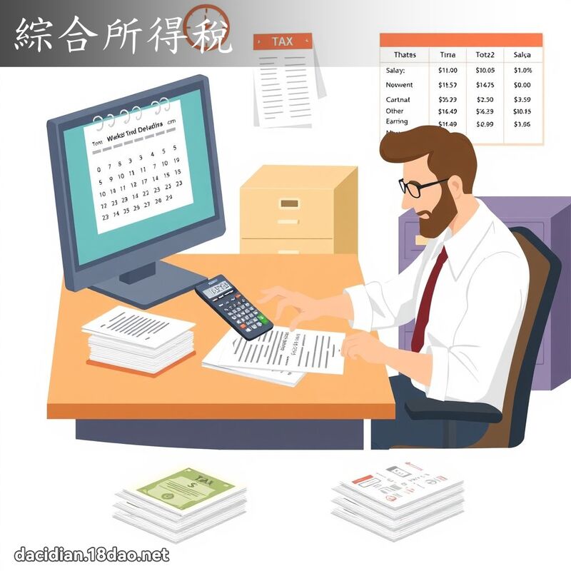 綜合所得稅 - 國語大辭典配圖