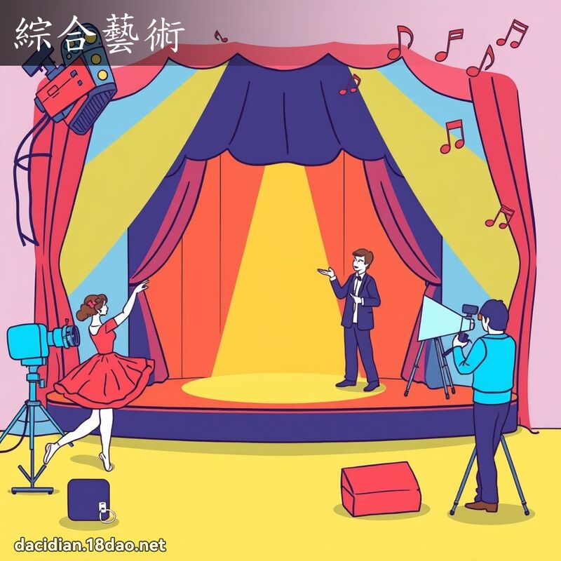 綜合藝術 - 國語大辭典配圖