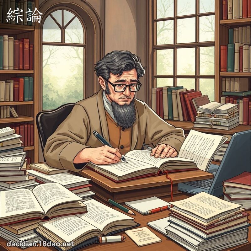 綜論 - 國語大辭典配圖