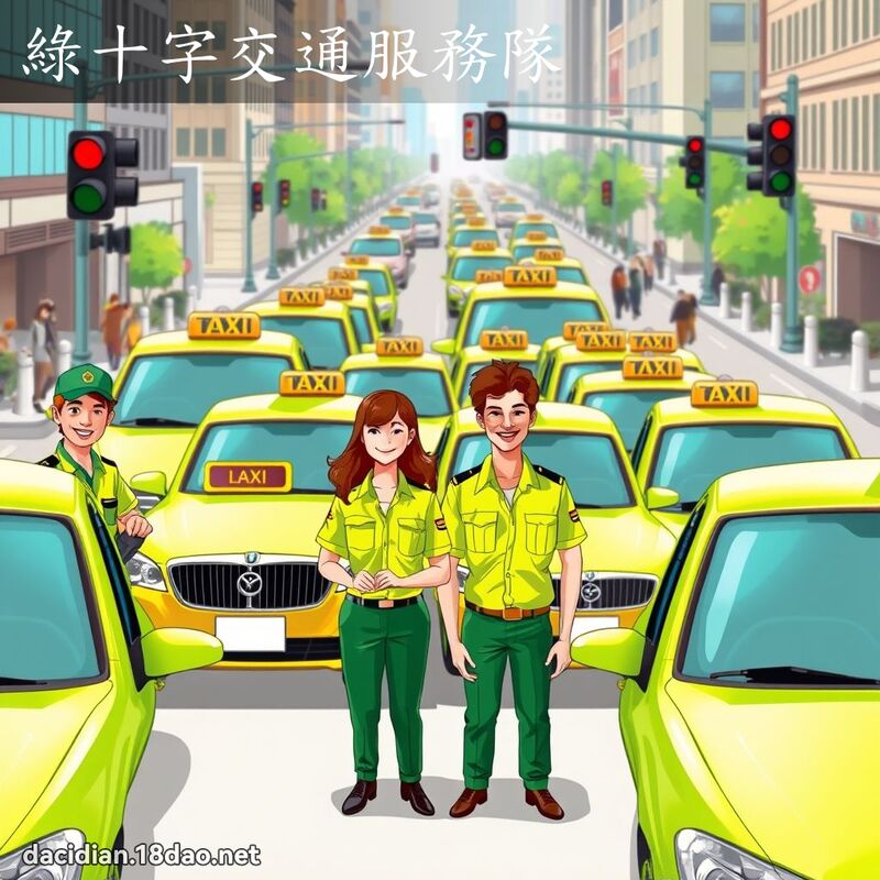 綠十字交通服務隊 - 國語大辭典配圖
