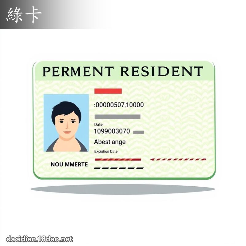 绿卡 - 国语大辞典配图