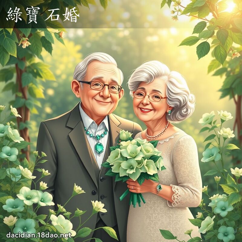 綠寶石婚 - 國語大辭典配圖