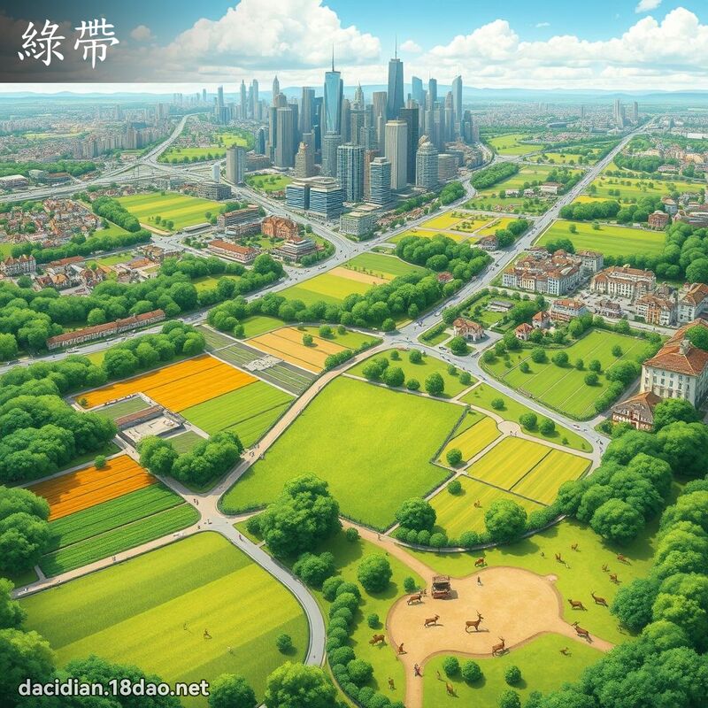 绿带 - 国语大辞典配图