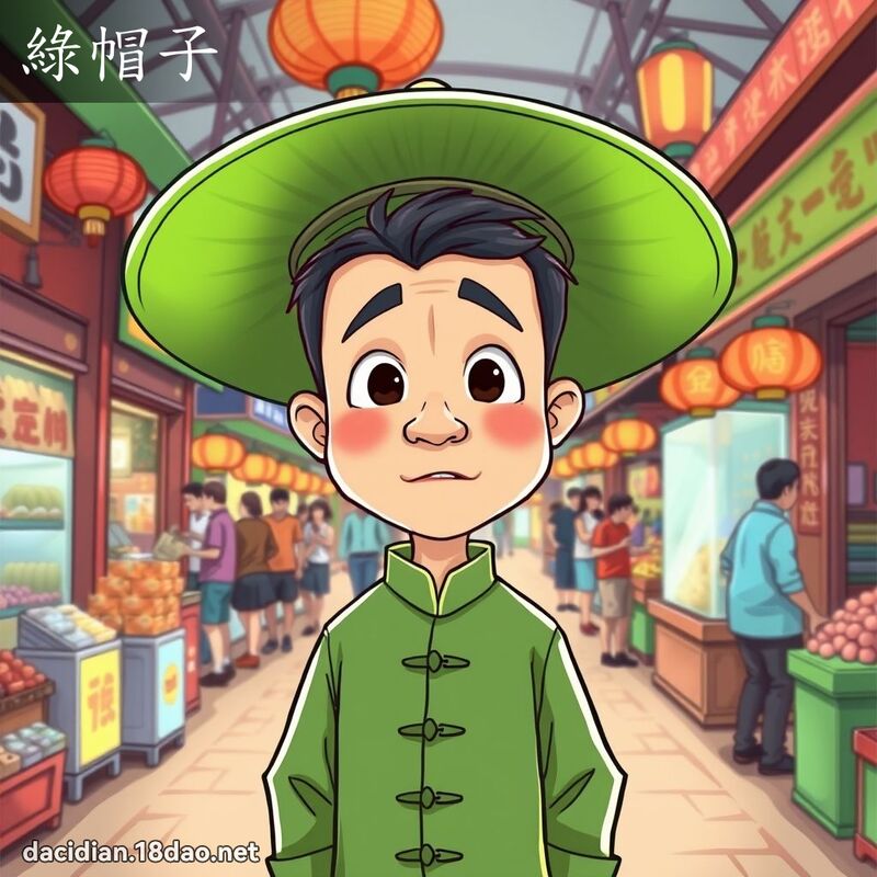綠帽子 - 國語大辭典配圖
