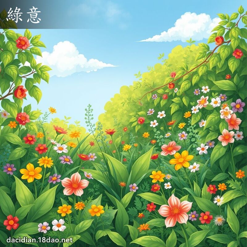 绿意 - 国语大辞典配图