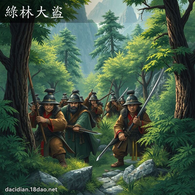 綠林大盜 - 國語大辭典配圖