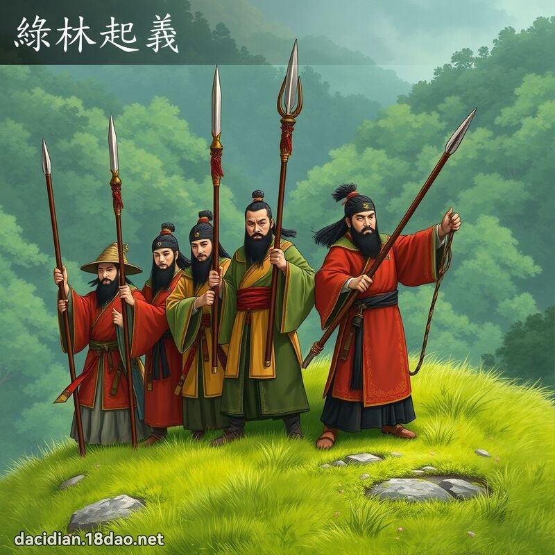 绿林起义 - 国语大辞典配图
