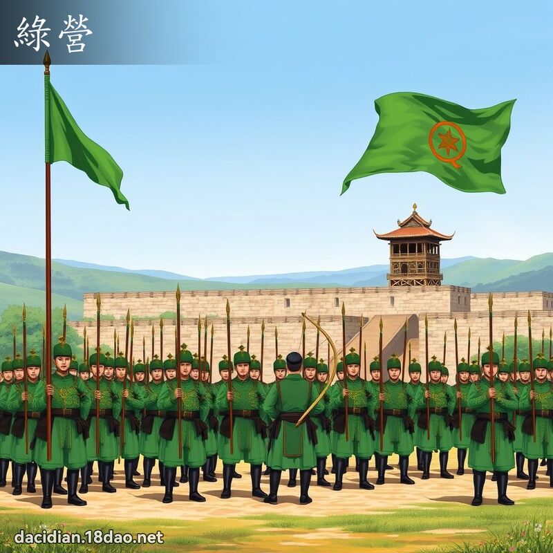 绿营 - 国语大辞典配图
