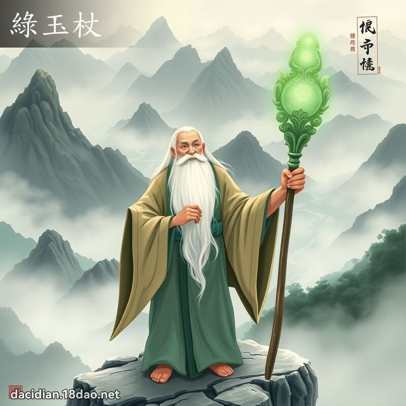 绿玉杖 - 国语大辞典配图