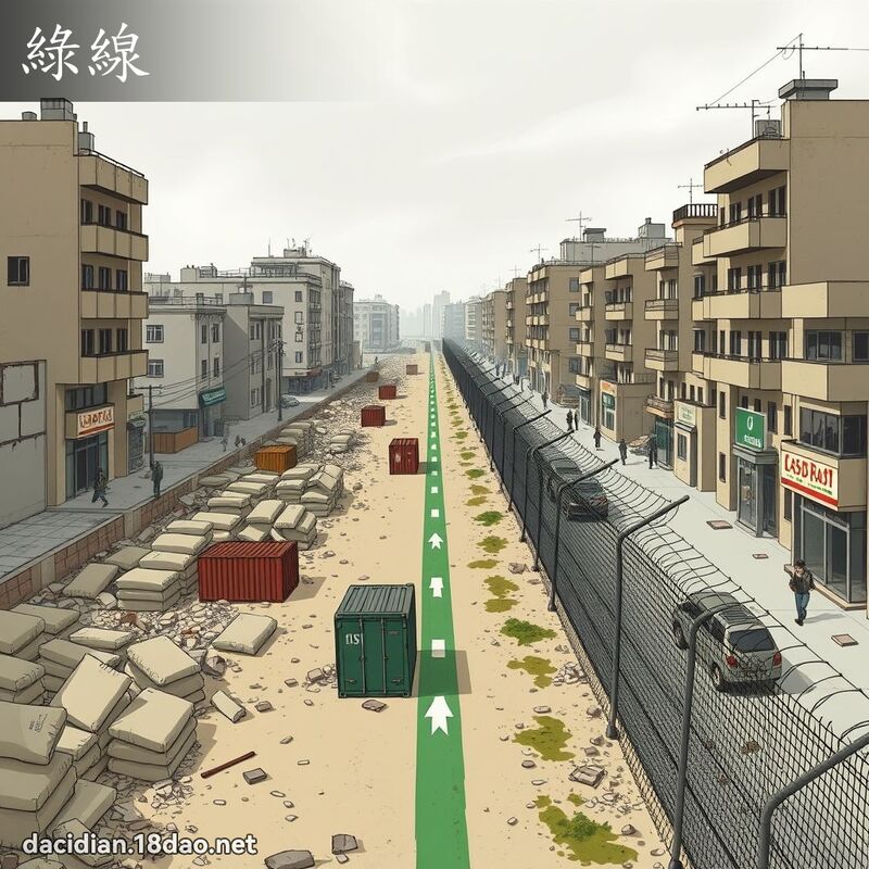 绿线 - 国语大辞典配图