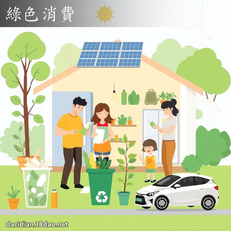 綠色消費 - 國語大辭典配圖