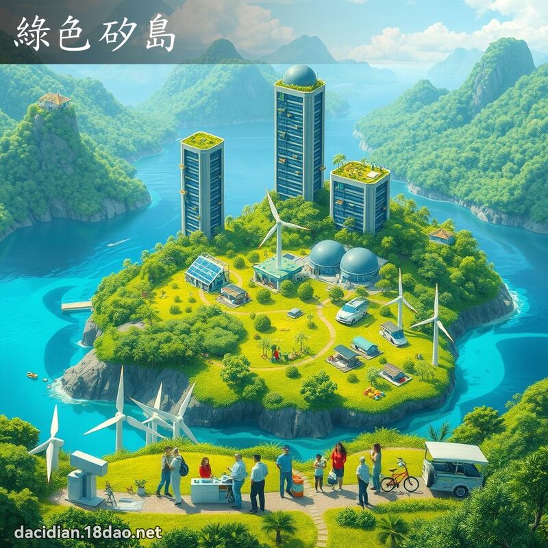 绿色硅岛 - 国语大辞典配图