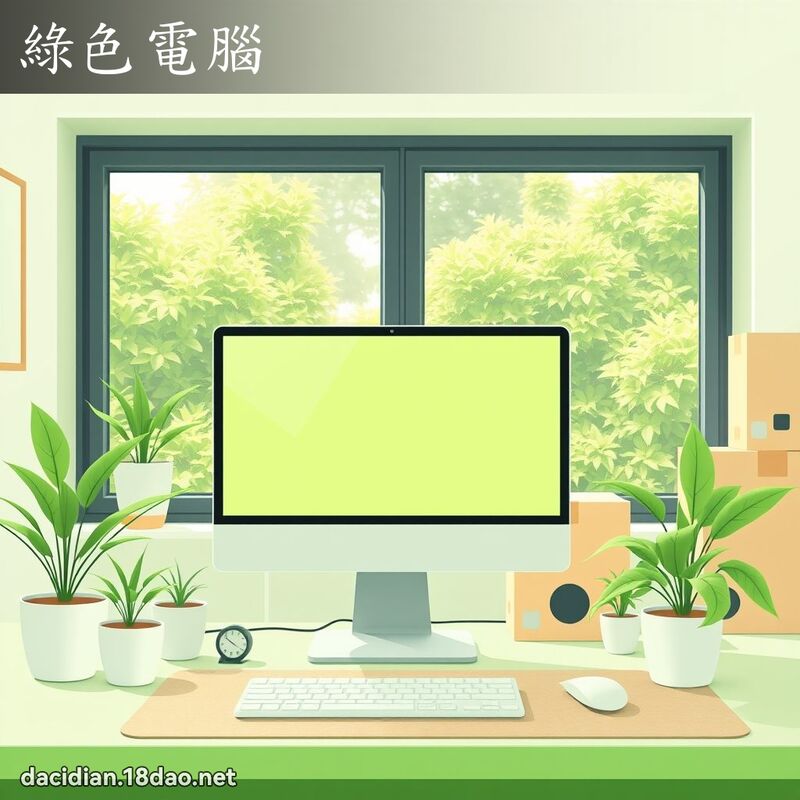 綠色電腦 - 國語大辭典配圖
