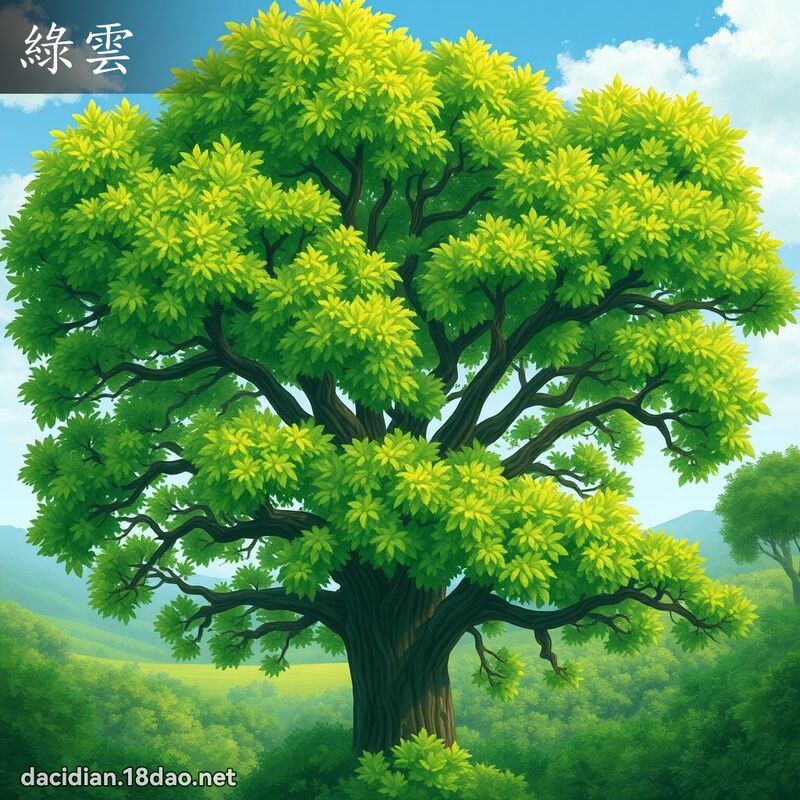綠雲 - 國語大辭典配圖