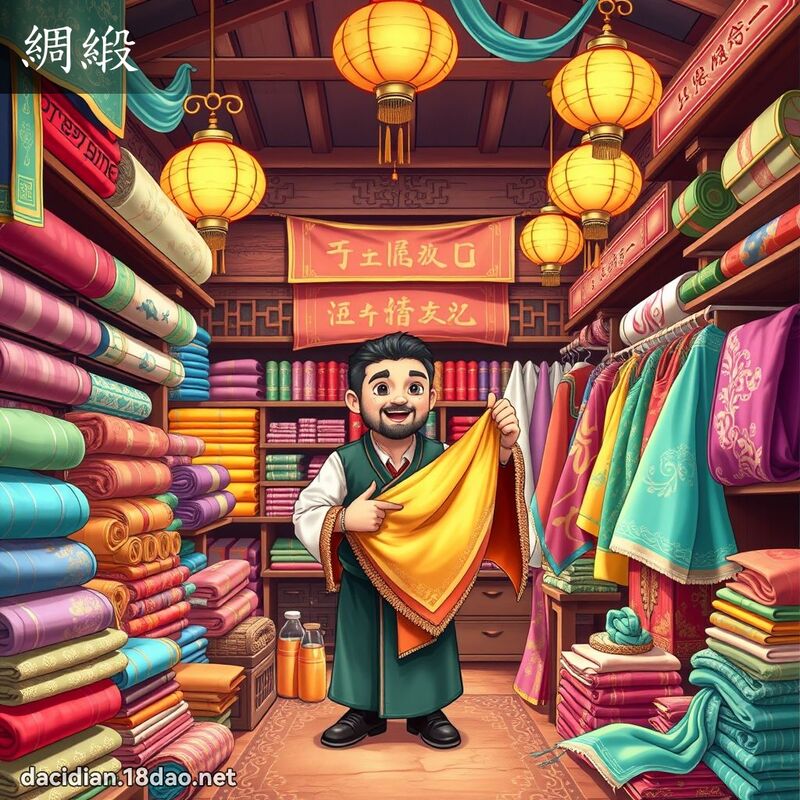 綢緞 - 國語大辭典配圖