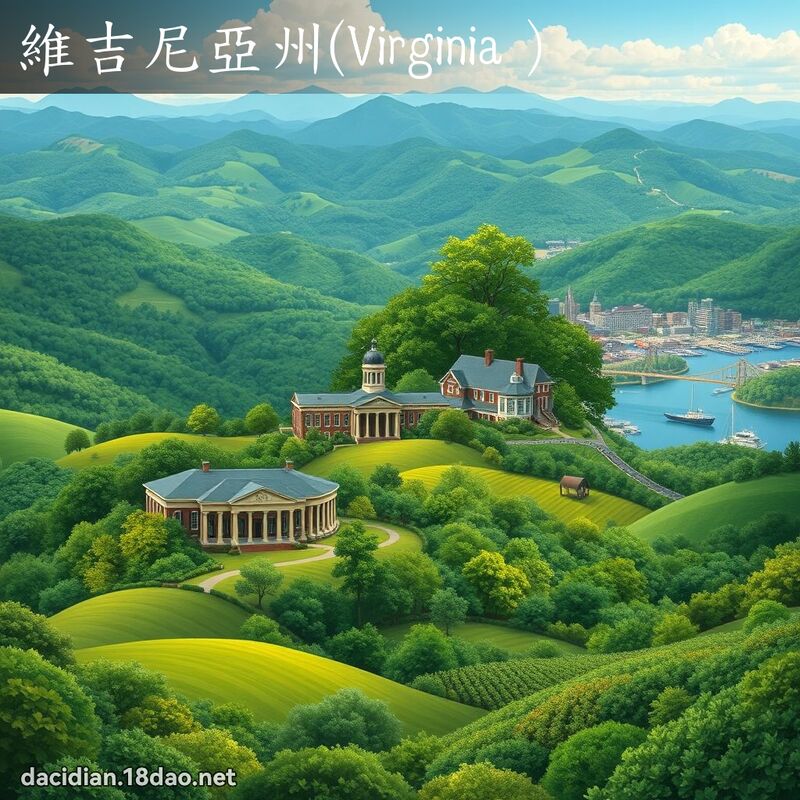 维吉尼亚州(Virginia） - 国语大辞典配图