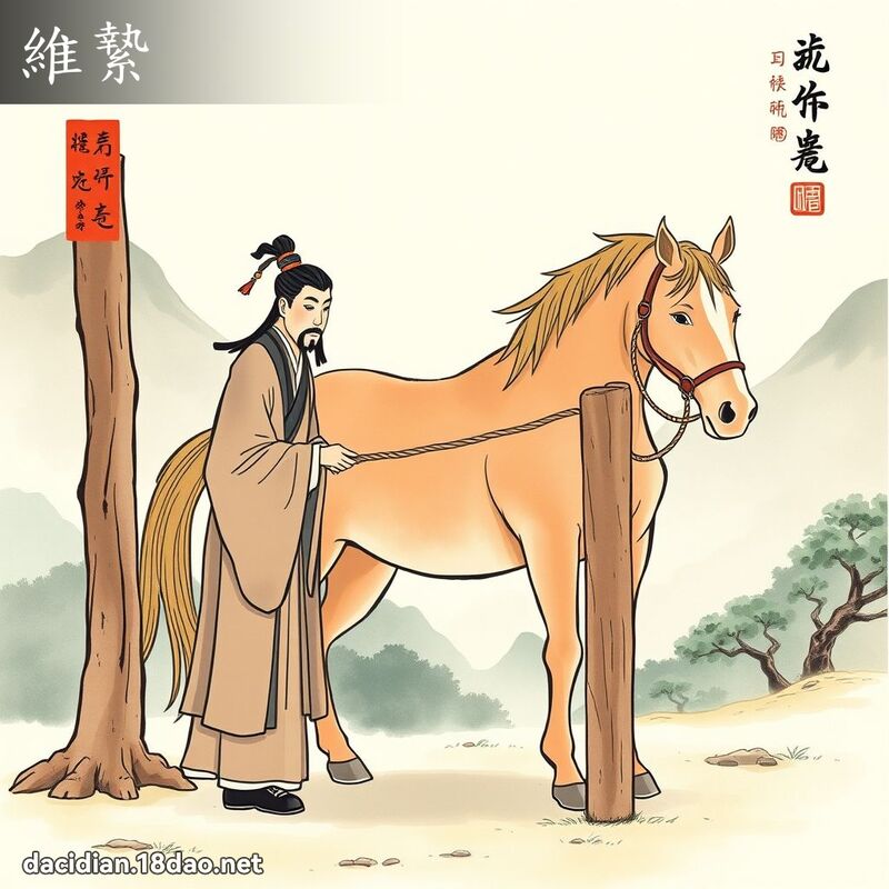 維縶 - 國語大辭典配圖