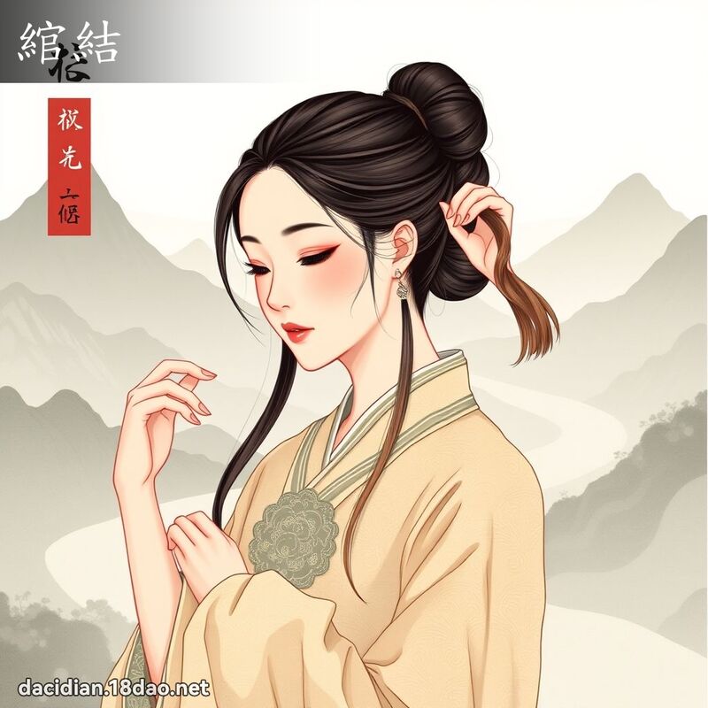 綰结 - 国语大辞典配图