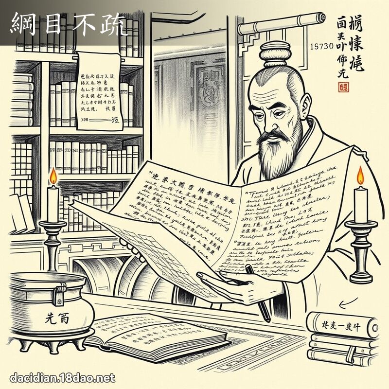 纲目不疏 - 国语大辞典配图