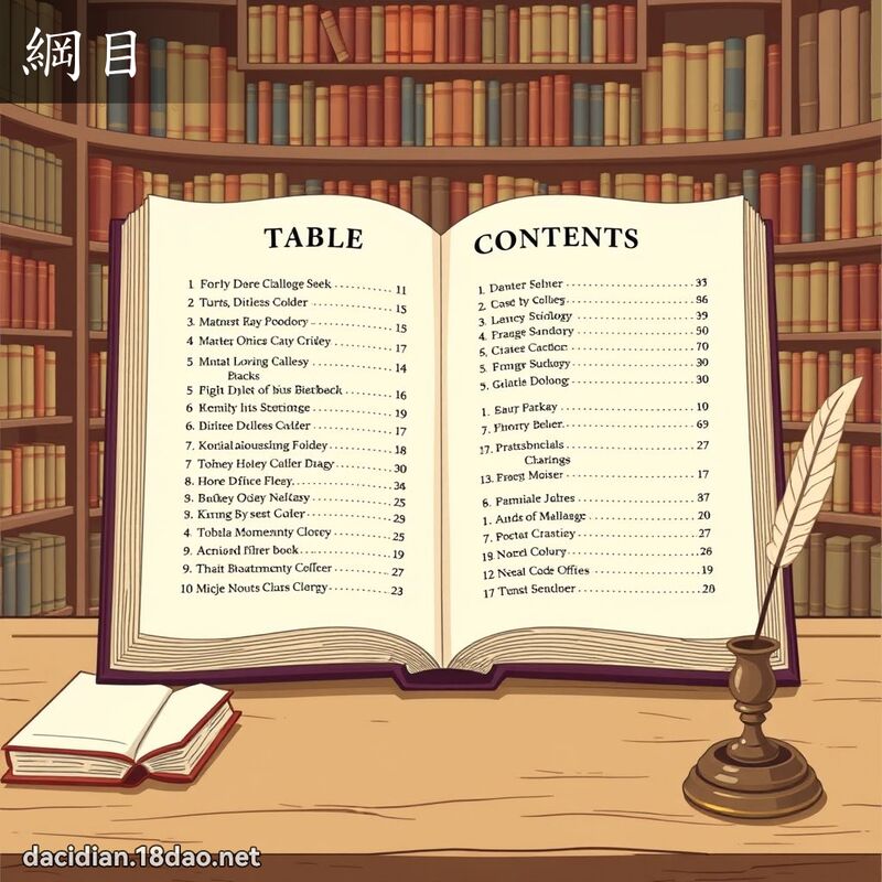 纲目 - 国语大辞典配图