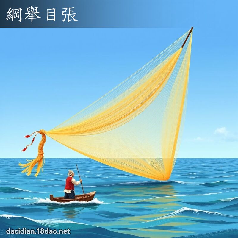 綱舉目張 - 國語大辭典配圖