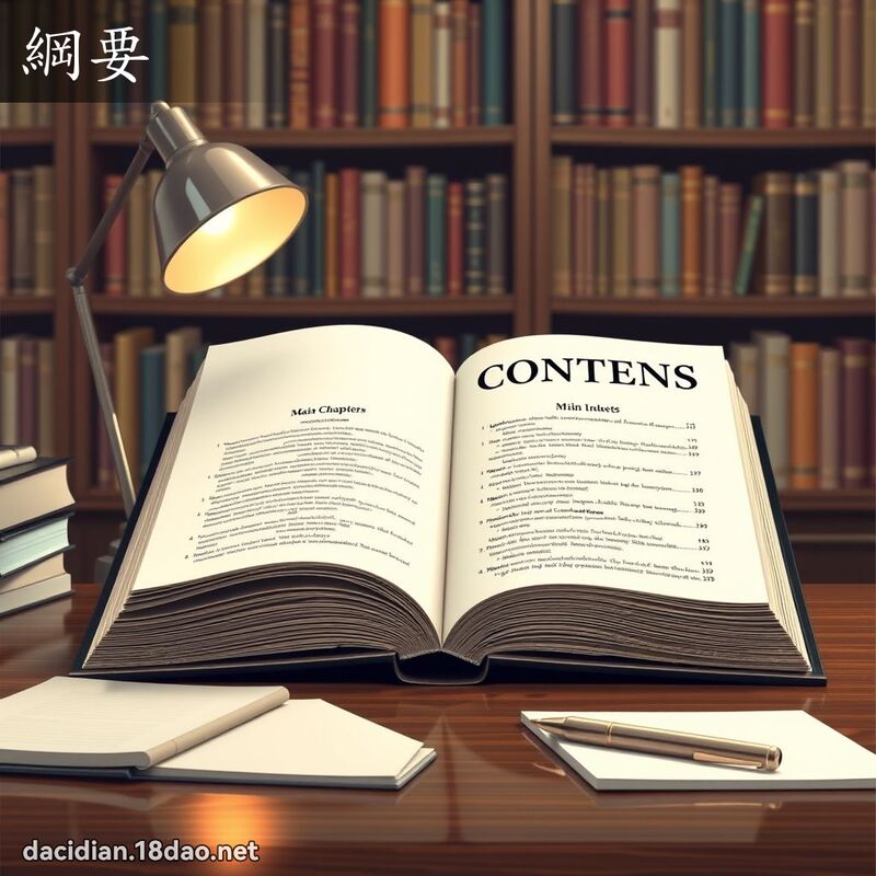 綱要 - 國語大辭典配圖