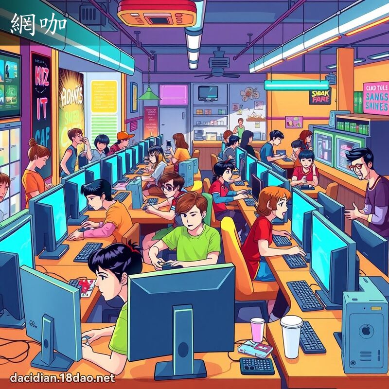 网咖 - 国语大辞典配图