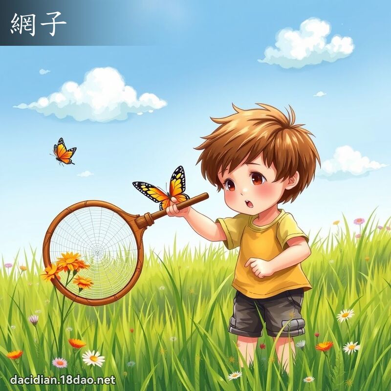 網子 - 國語大辭典配圖
