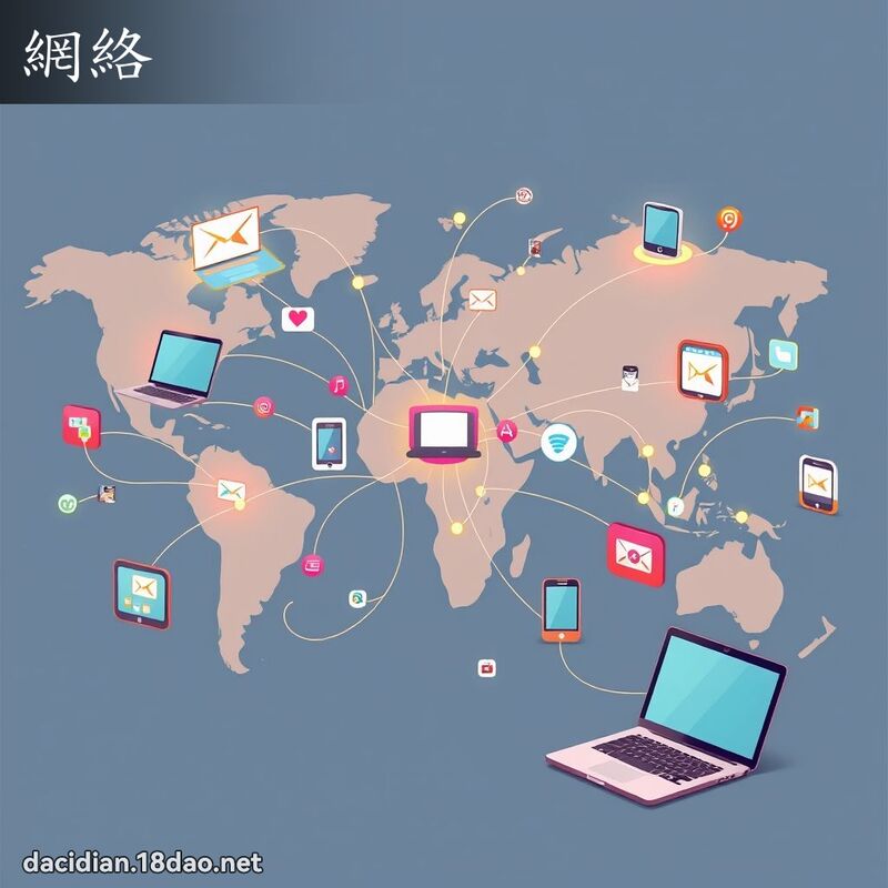 网络 - 国语大辞典配图