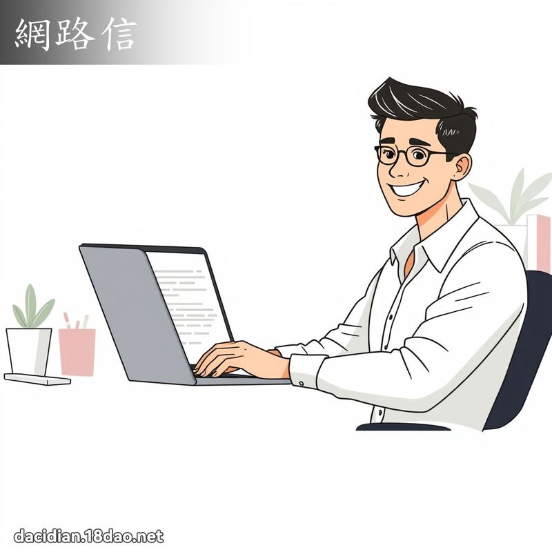 網路信 - 國語大辭典配圖