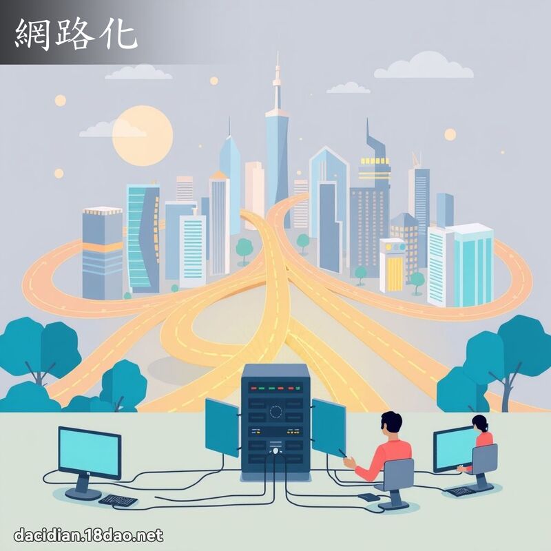 網路化 - 國語大辭典配圖