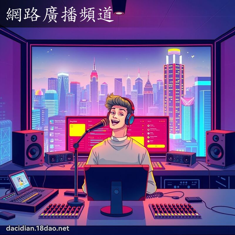 網路廣播頻道 - 國語大辭典配圖