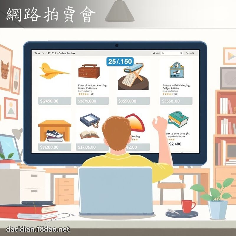 網路拍賣會 - 國語大辭典配圖