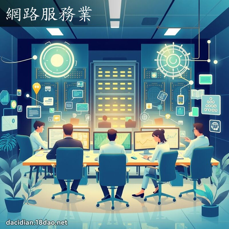 网路服务业 - 国语大辞典配图