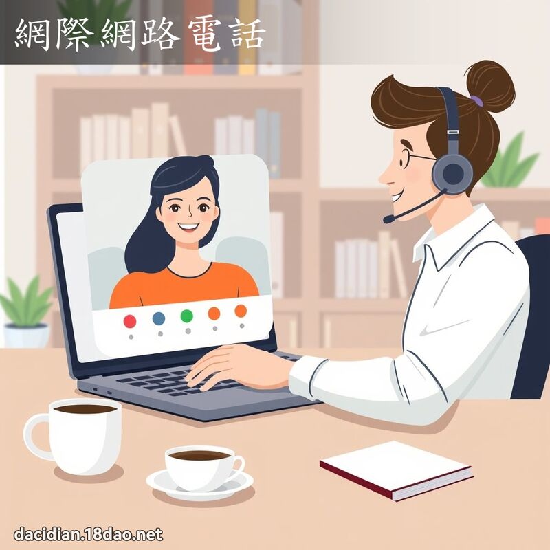 網際網路電話 - 國語大辭典配圖