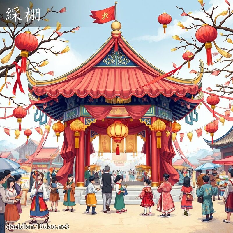 綵棚 - 国语大辞典配图