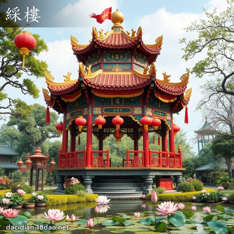 綵樓 - 國語大辭典配圖