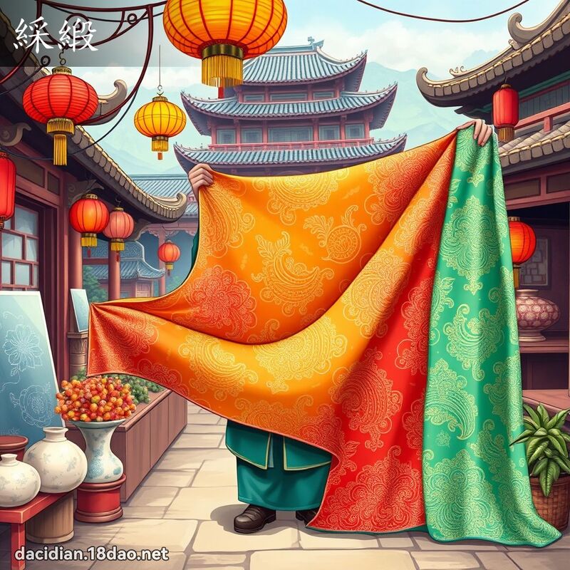 綵緞 - 國語大辭典配圖