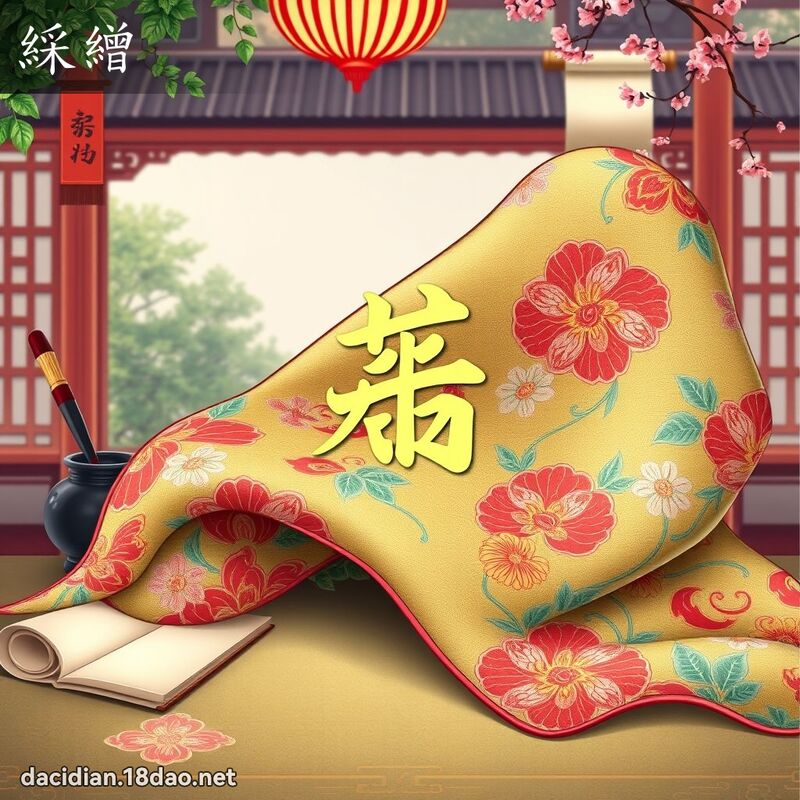 綵繒 - 國語大辭典配圖