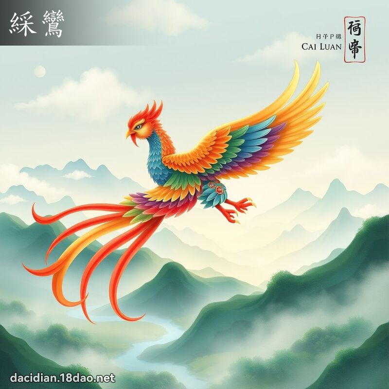 綵鸞 - 國語大辭典配圖