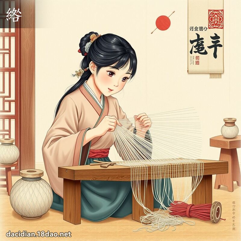 綹 - 国语大辞典配图