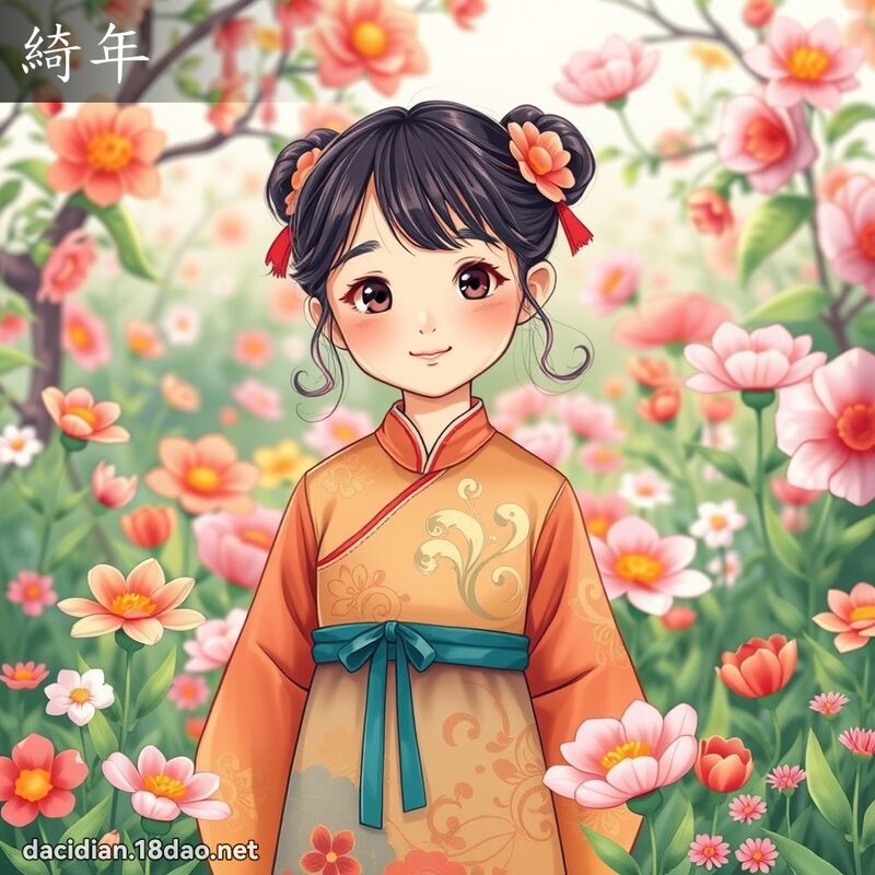 綺年 - 國語大辭典配圖