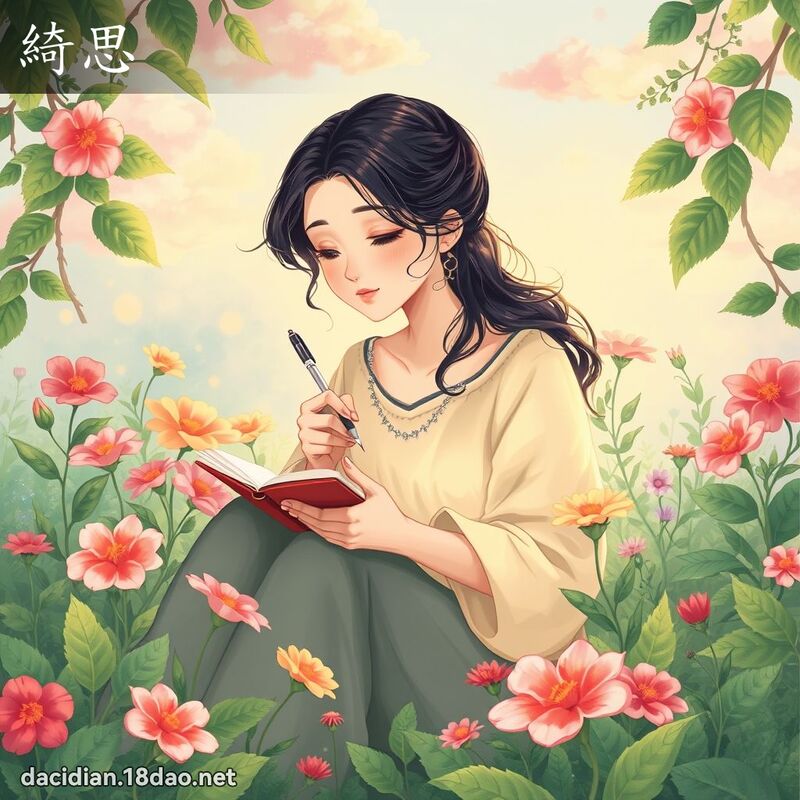 綺思 - 國語大辭典配圖
