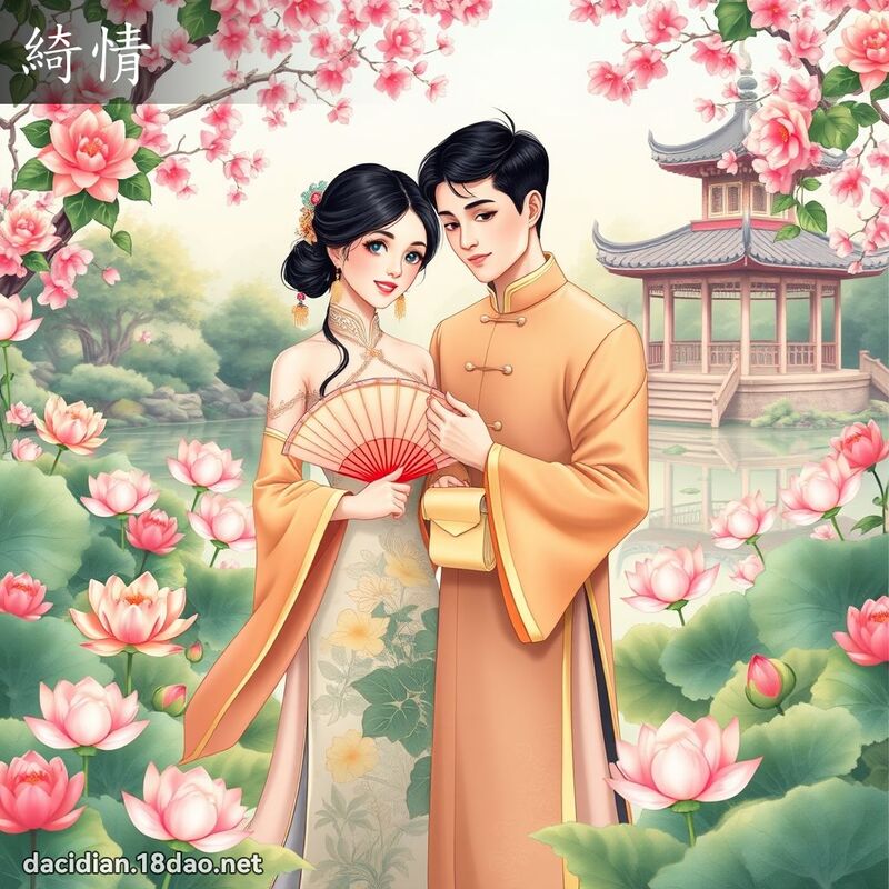 綺情 - 国语大辞典配图