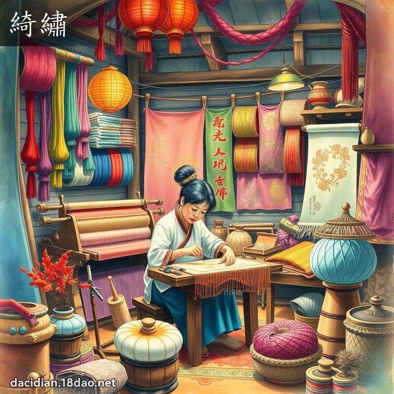 綺繡 - 國語大辭典配圖